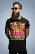 Beer Pong Legend Premium T-Shirt mit Party-Statement – perfektes Shirt für Beer-Pong- und Party-Fans
