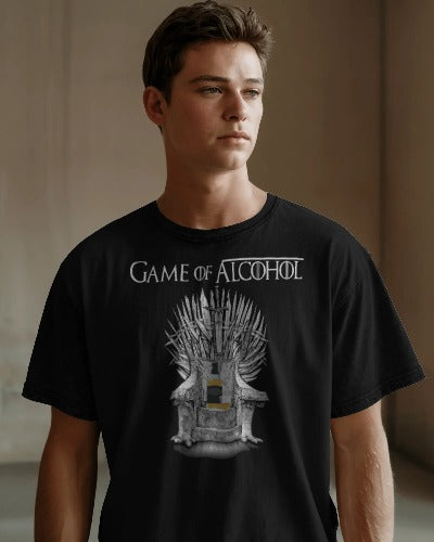 Game of Alcohol Premium T-Shirt mit lustigem Party-Statement – perfektes Shirt für Alkohol- und Party-Fans