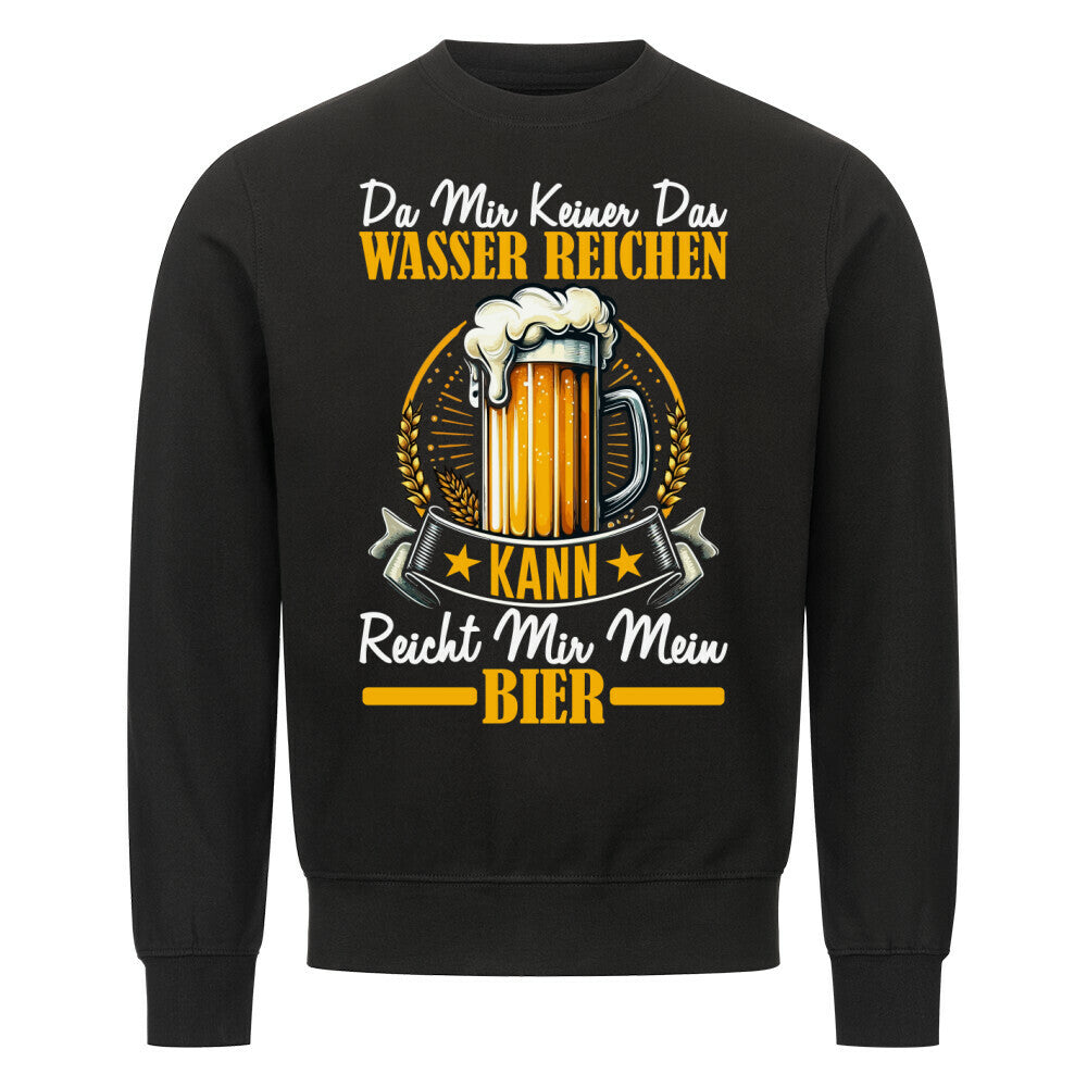 Reicht mir mein Bier Sweatshirt mit lustigem Spruch – gemütlicher Bierpullover für Party und Alltag